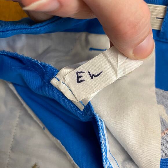 Vineyard‎ Vines Boys Blue Lacrosse Embroidered Shorts Size 16 Preppy - Picture 10 of 11